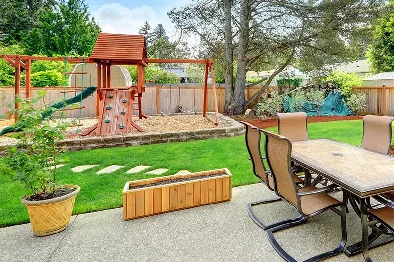 projekt placu zabaw dla dzieci w ogrodzie