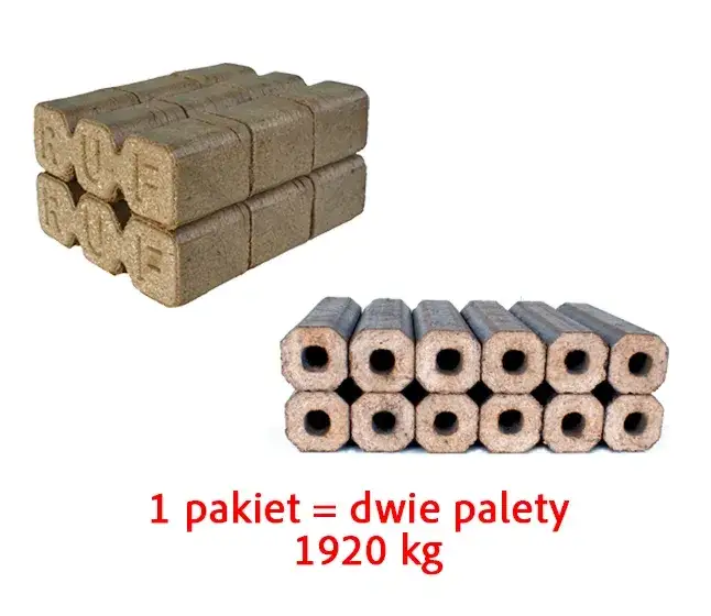 rodzaje brykietu drzewnego RUF Nestro Pini Kay