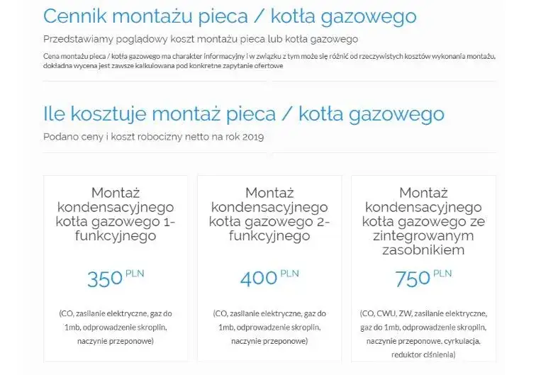 ukryte koszty montażu pieca, faktura hydraulik