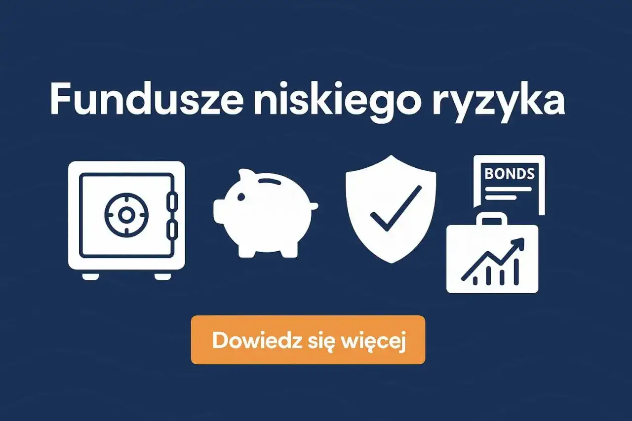 Fundusze niskiego ryzyka: sejf, skarbonka, tarcza, wykres. Czy warto inwestować? Dowiedz się więcej.
