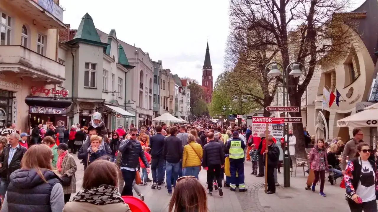 Sopot Monciak ulica handlowa