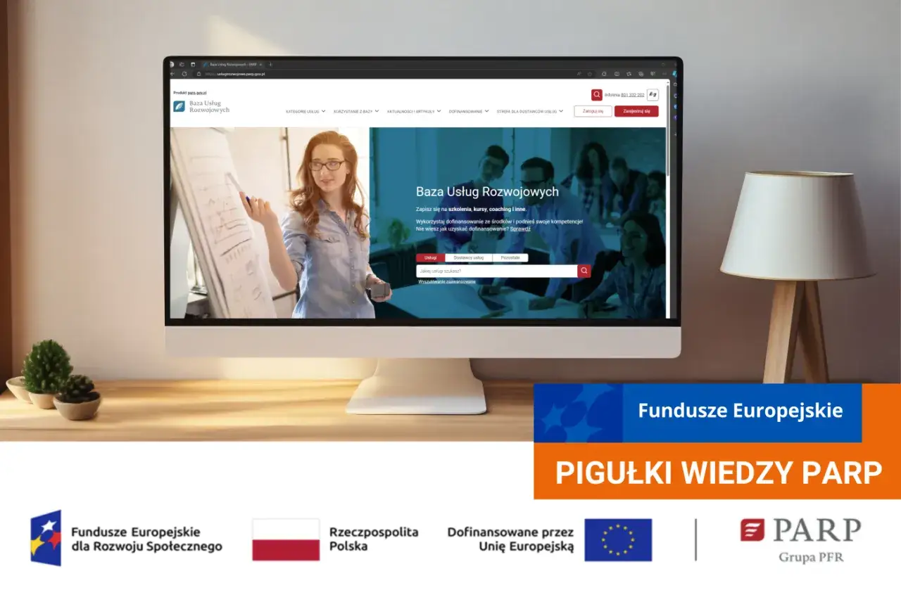 Baza Usług Rozwojowych logo PARP