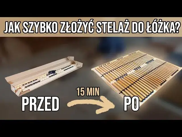 montaż stelaża do ł&oacute;żka krok po kroku