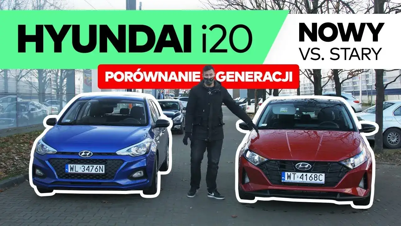 Hyundai i20 generacje por&oacute;wnanie