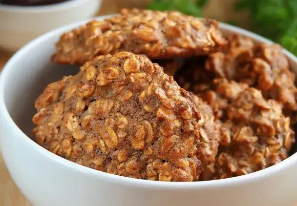 zdrowe ciastka owsiane bez cukru