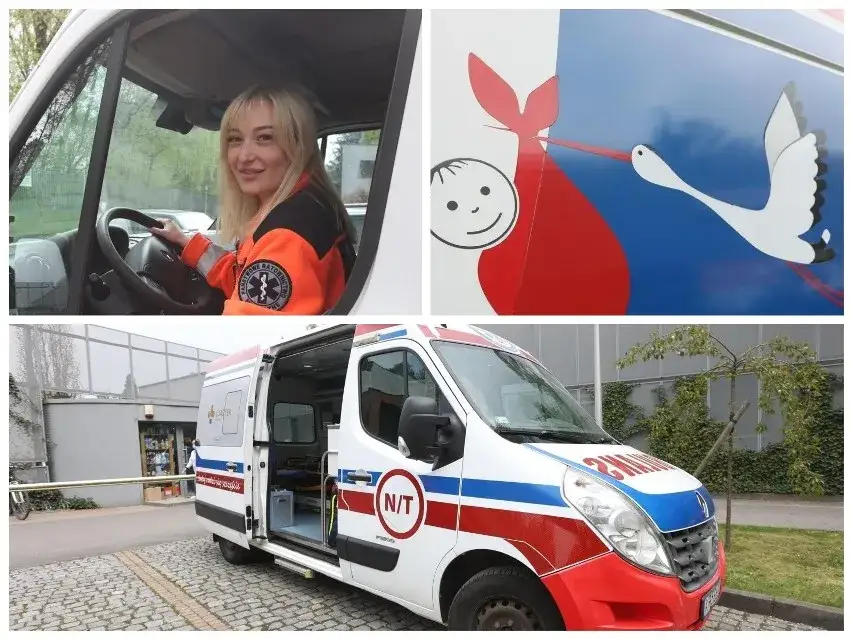 kobieta w ciąży wzywająca karetkę poród pilny