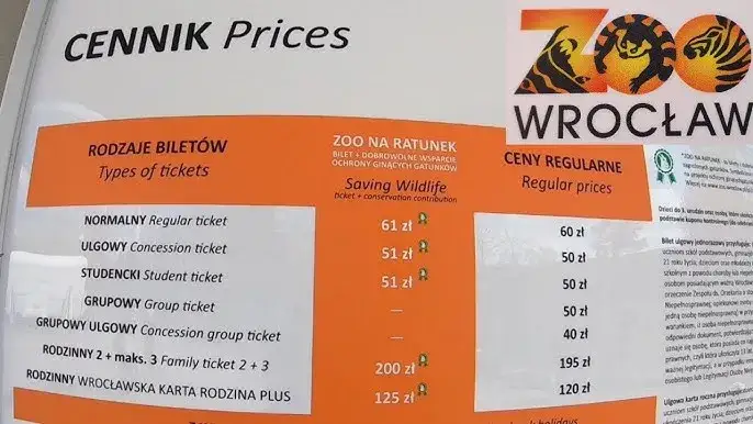 Afrykarium Wrocław cennik bilet&oacute;w