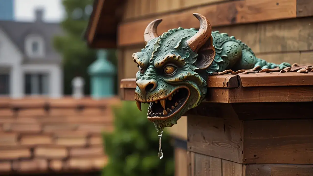 Zdjęcie Rzygacz do rynny: funkcje i zastosowanie w systemie dachowym