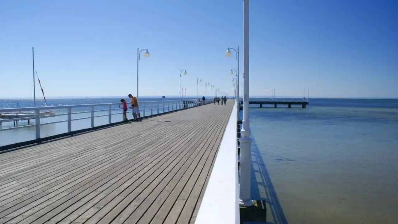 Molo w Juracie drewniane