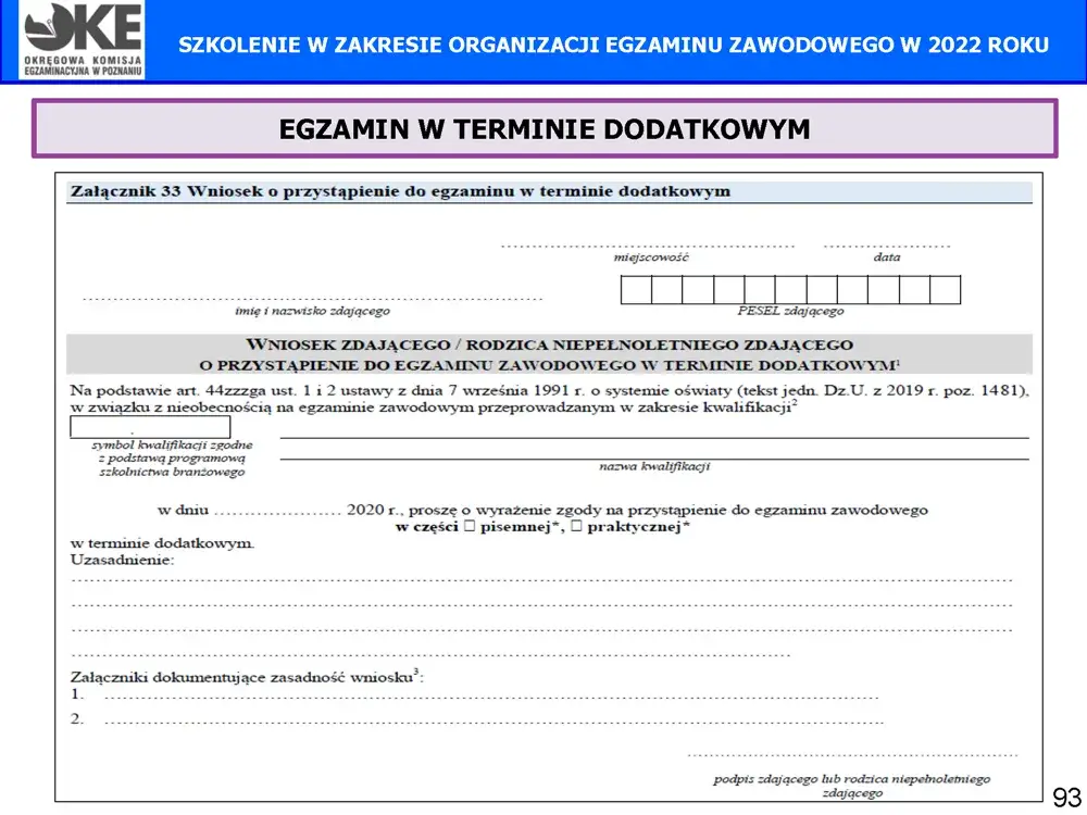 egzamin zawodowy OKE