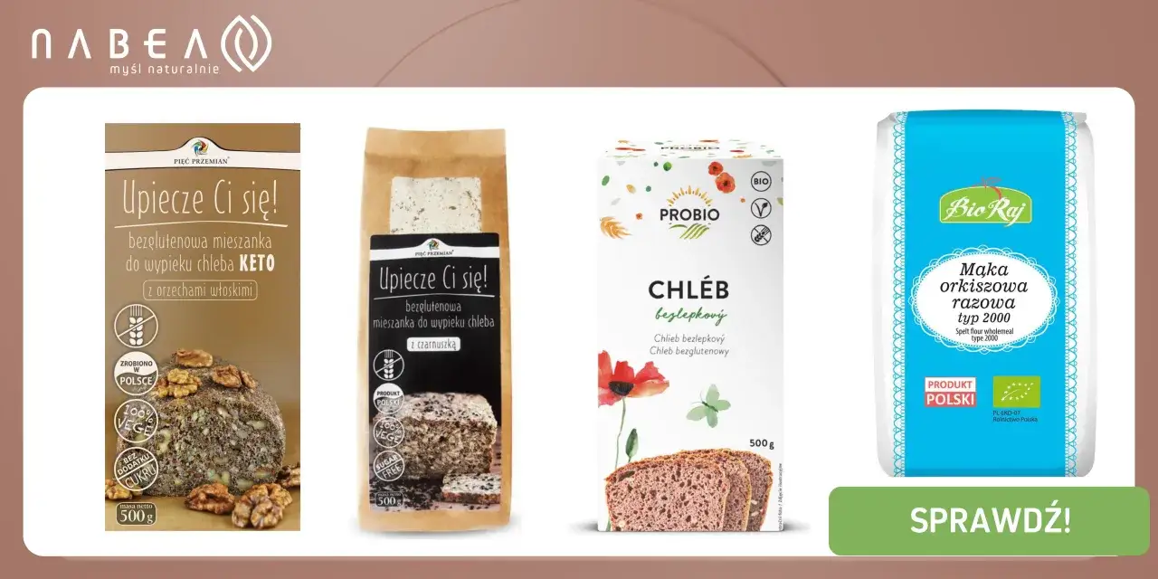 alternatywy dla chleba bezglutenowego gotowe produkty