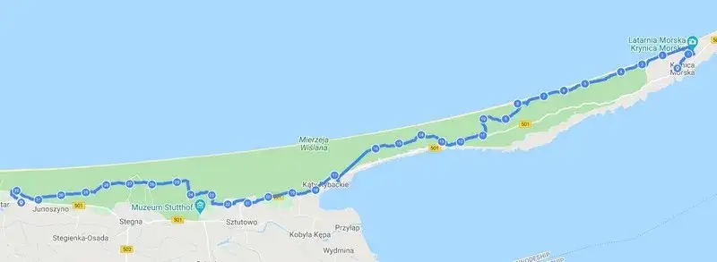 Trasy rowerowe Mierzeja Wiślana