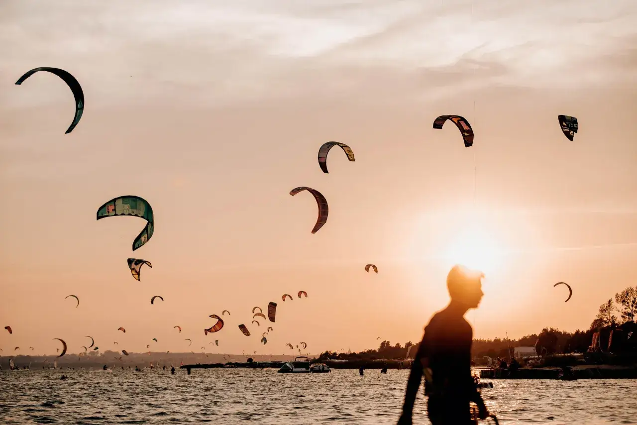 kitesurfing na P&oacute;łwyspie Helskim