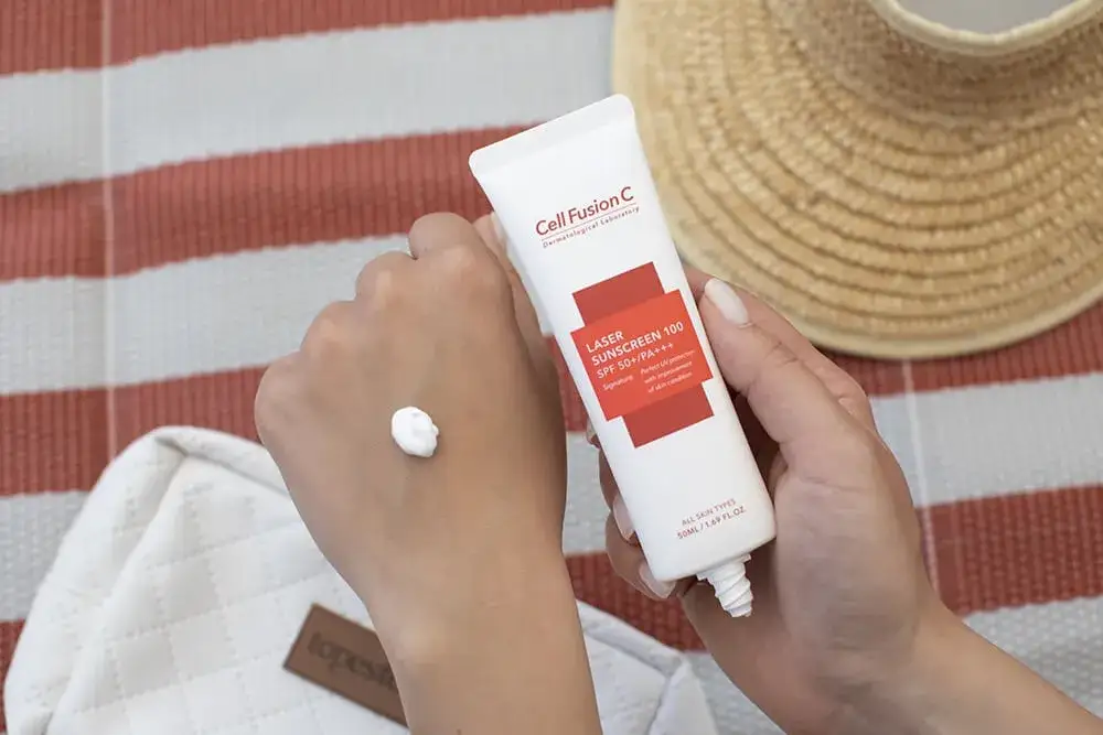 krem z filtrem SPF 50 depilacja laserowa, ochrona skóry po laserze