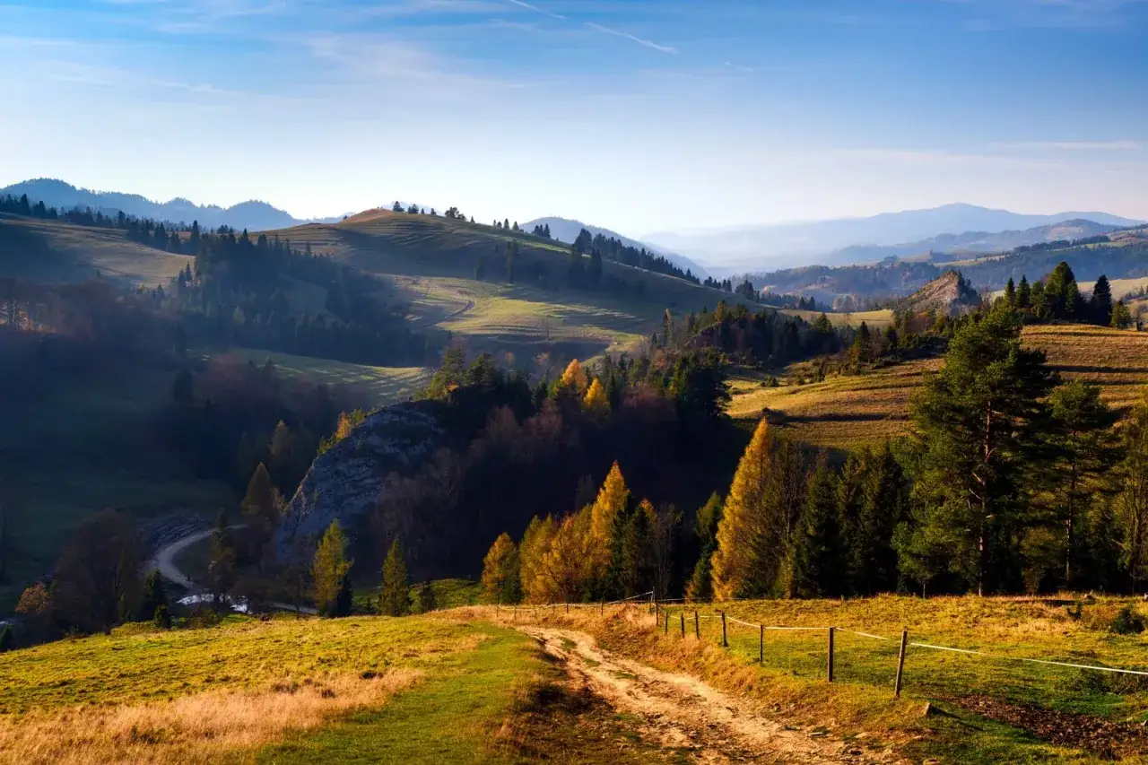 Formacje skalne Biała Woda Pieniny