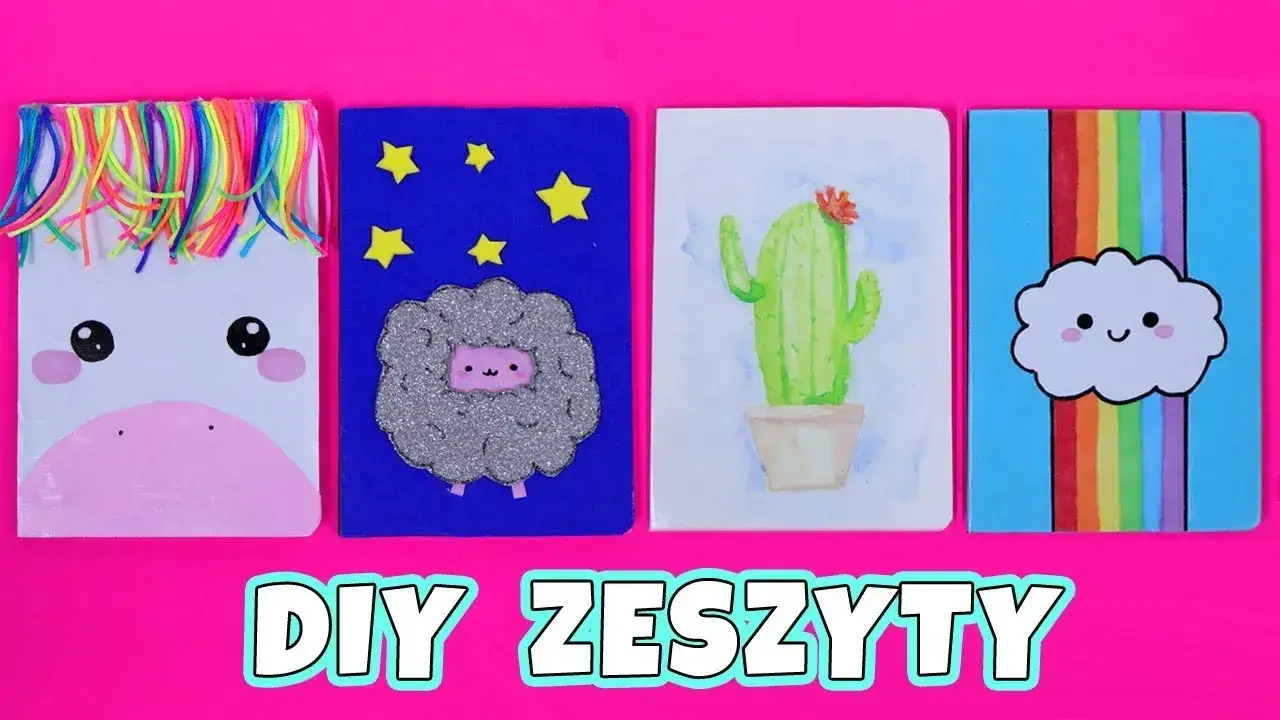 kreatywne wykorzystanie starych zeszytów diy