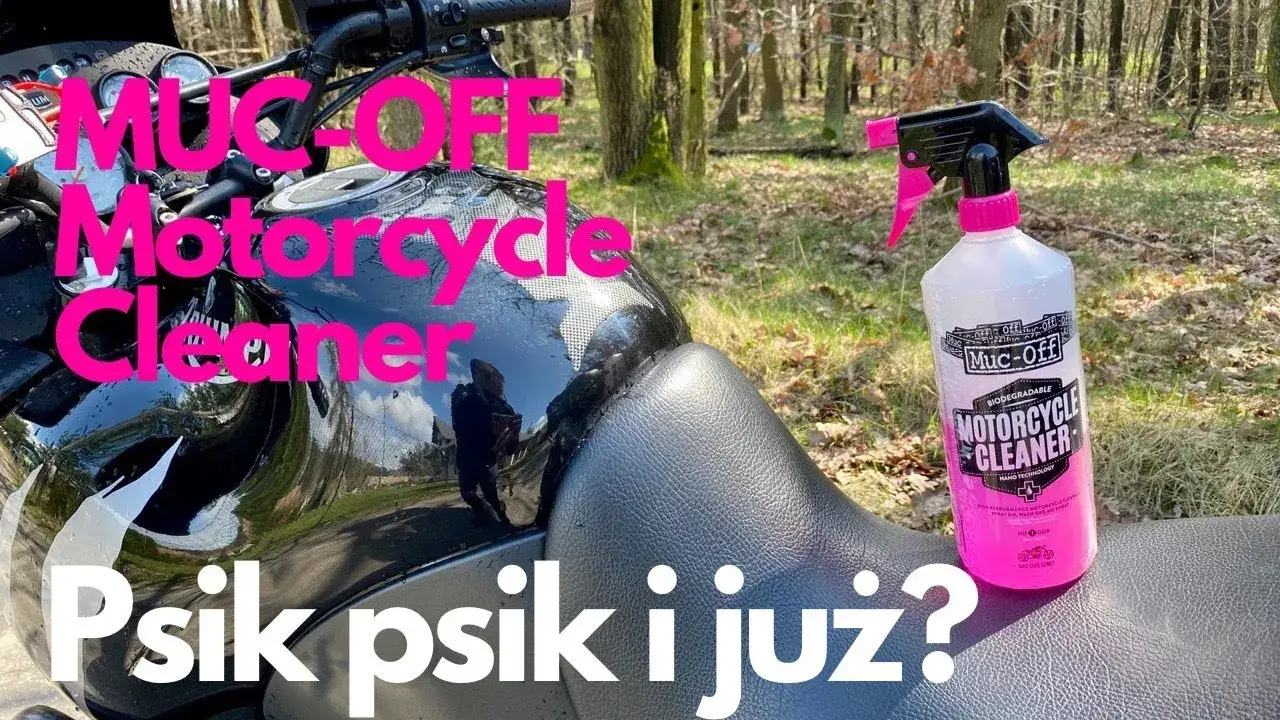 motocykl na myjni bezdotykowej przygotowanie