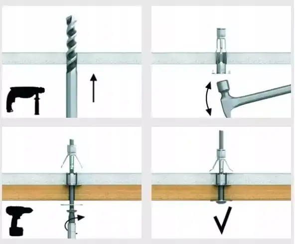 Kołki do karton-gipsu molly