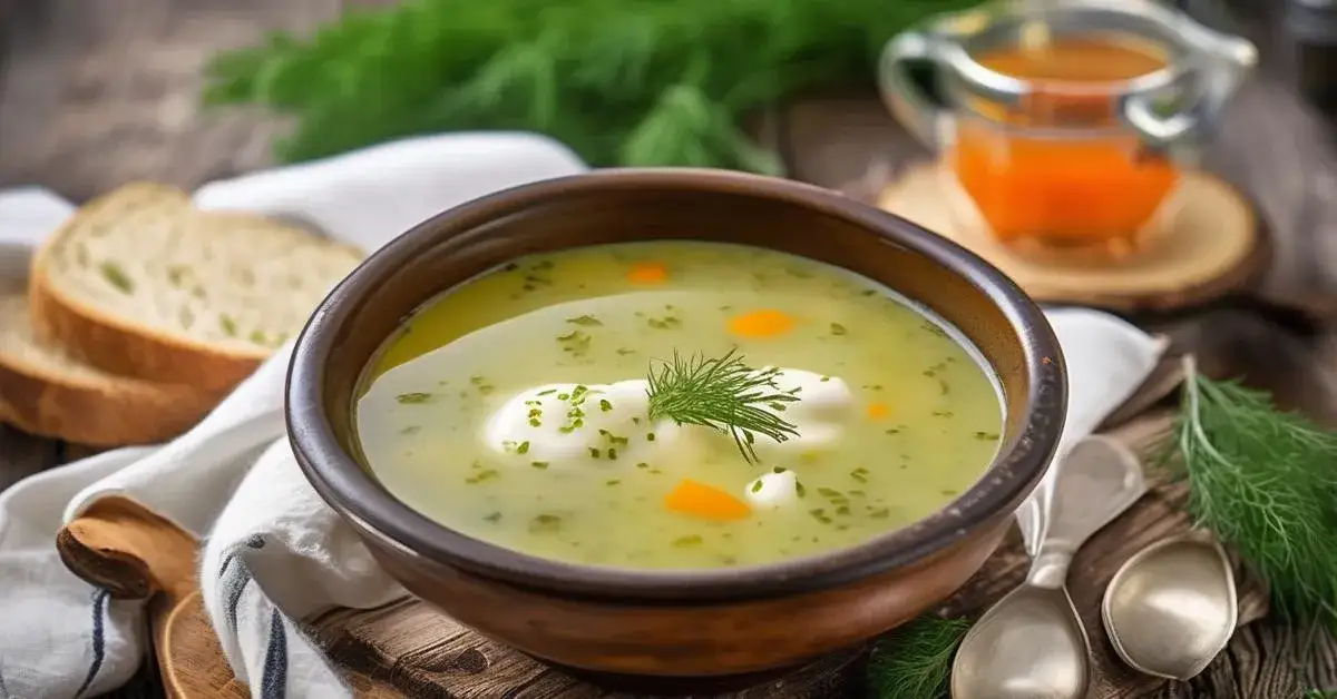 Tradycyjne zagęszczanie zupy ogórkowej