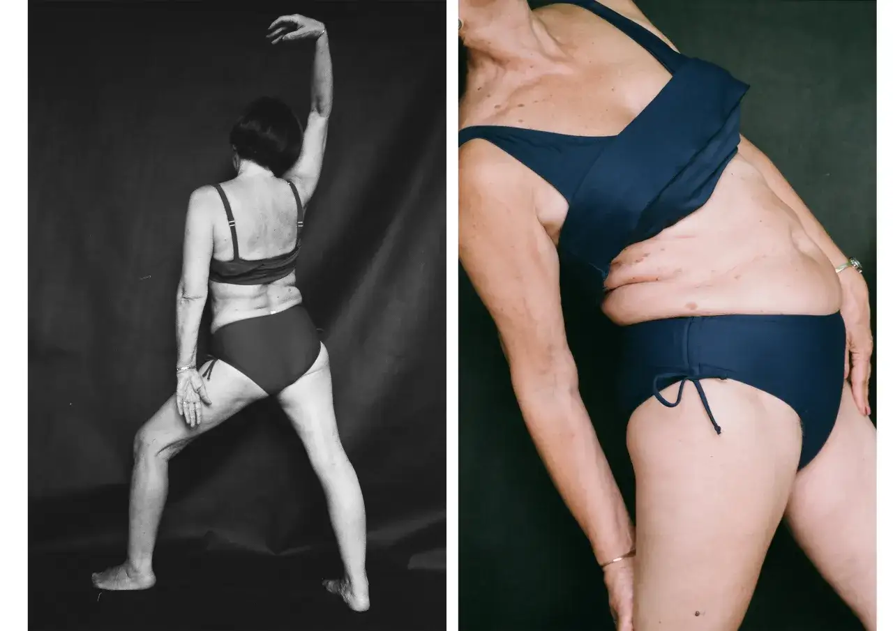 Kobieta akceptująca swoje ciało body positive