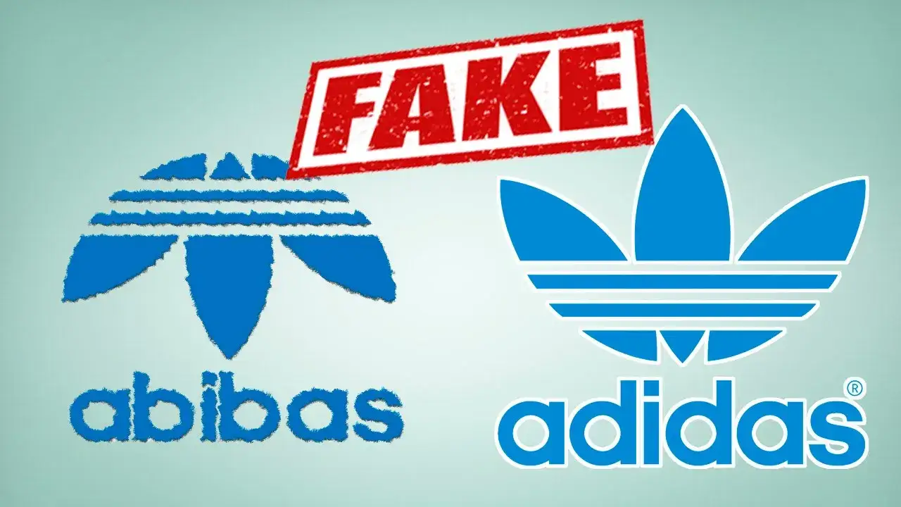 Por&oacute;wnanie logo Adidas oryginał podr&oacute;bka