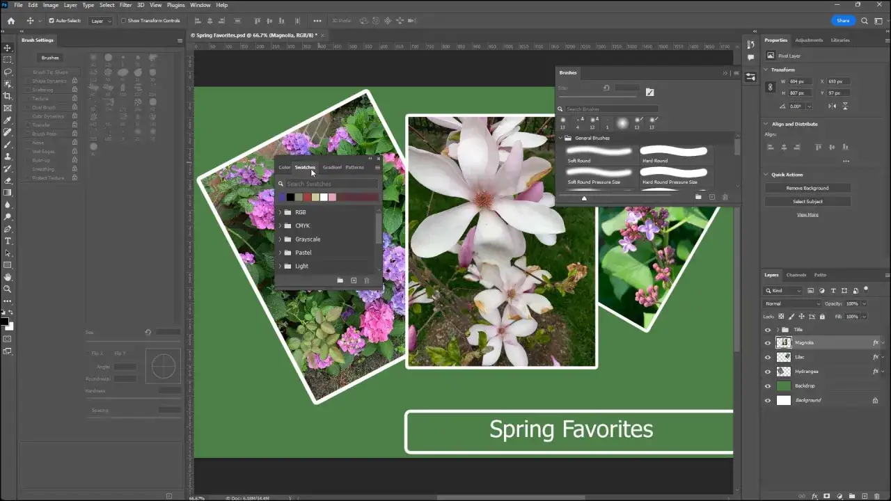 Photoshop panel Akapit