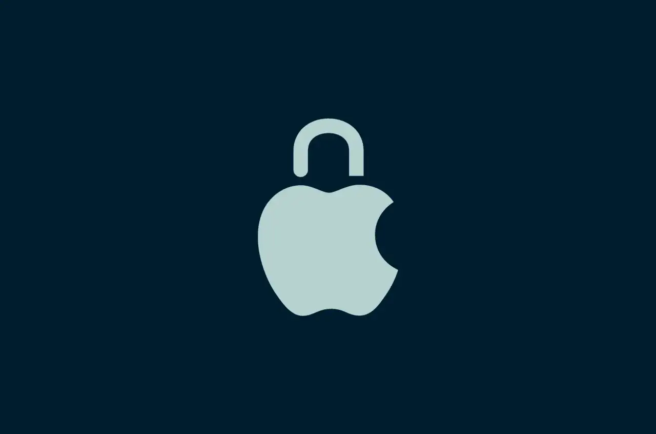 Symbol jabłka z kłódką. Dowiedz się, jak zabezpieczyć iPhone przed hakerami i chronić swoje dane.