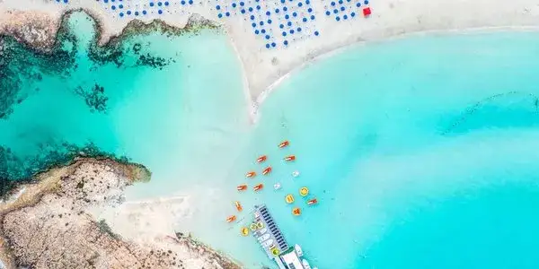 Plaża Nissi Ayia Napa Cypr