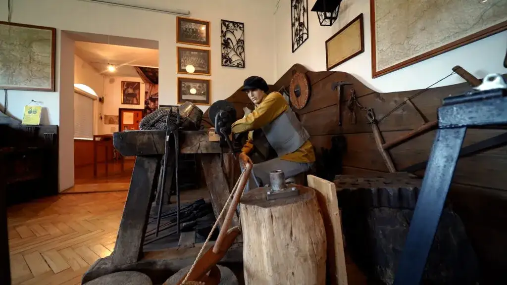 Muzeum Ślusarstwa Świątniki Górne wnętrze