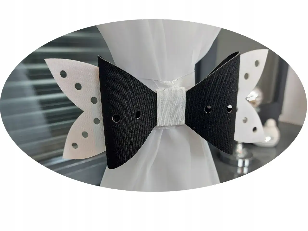 r&oacute;żne style kokard do zasłon