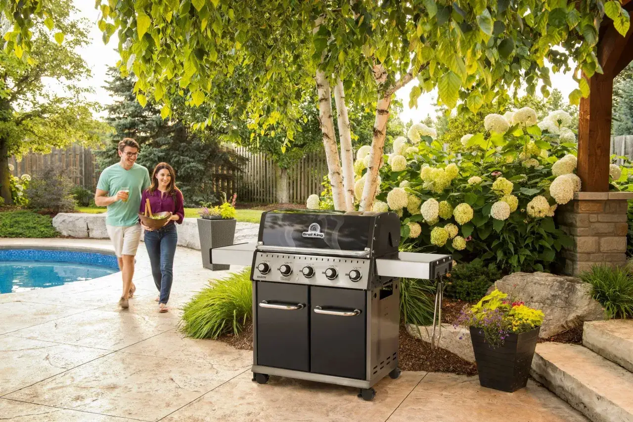 Grill gazowy Tepro w ogrodzie