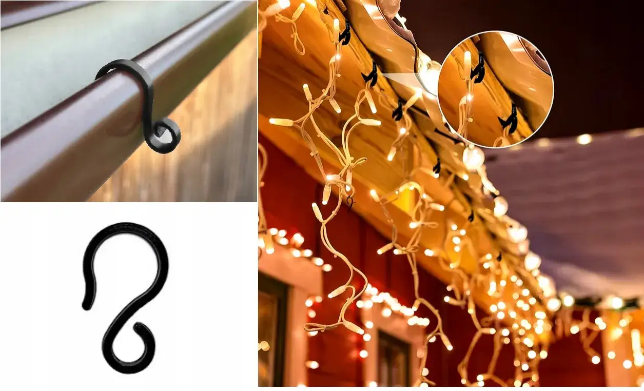 samoprzylepne haczyki montażowe kurtyna świetlna