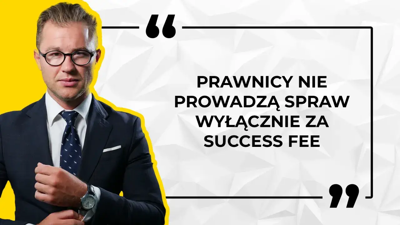 Prawnicy nie prowadzą spraw wyłącznie za success fee. Dowiedz się, ile procent bierze prawnik od wygranej sprawy.