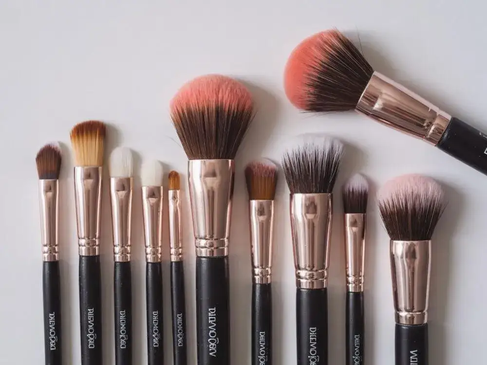 produkty do konturowania nosa bronzer rozświetlacz pędzle