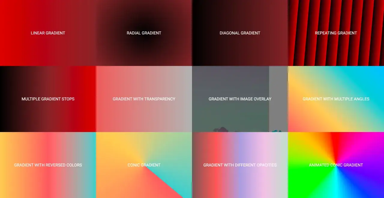 css linear gradient examples