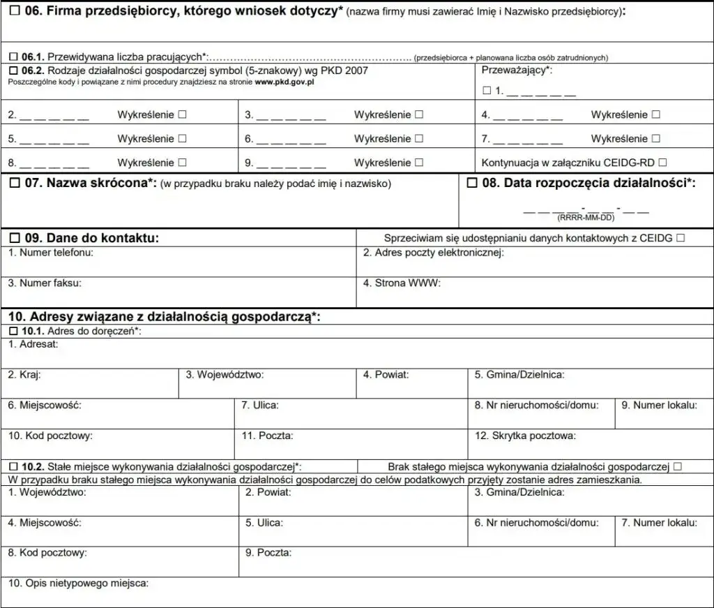 Zdjęcie Jak wypełnić wniosek CEIDG-1? Prosty wzór krok po kroku