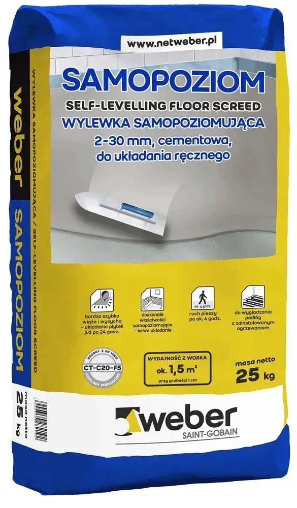 Zdjęcie Ile kosztuje worek wylewki samopoziomującej? Zobacz ceny i porady