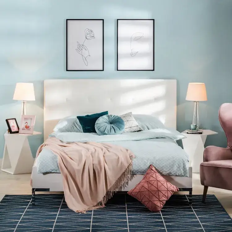 Zdjęcie Jak ułożyć dywan w sypialni, aby stworzyć przytulną atmosferę