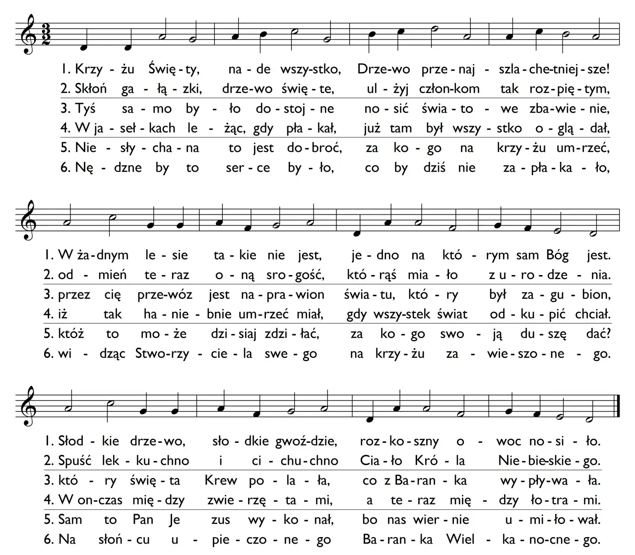 Zdjęcie Krzyżu Chrystusa: Nuty oraz tekst tej niezwykle wzruszającej pieśni