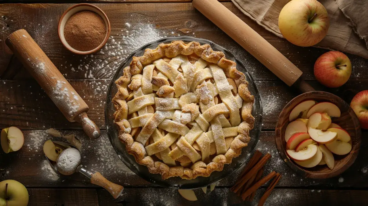 Zdjęcie Ciasto krucho-drożdżowe jabłkowe: Klasyk w nowej odsłonie. Pycha!