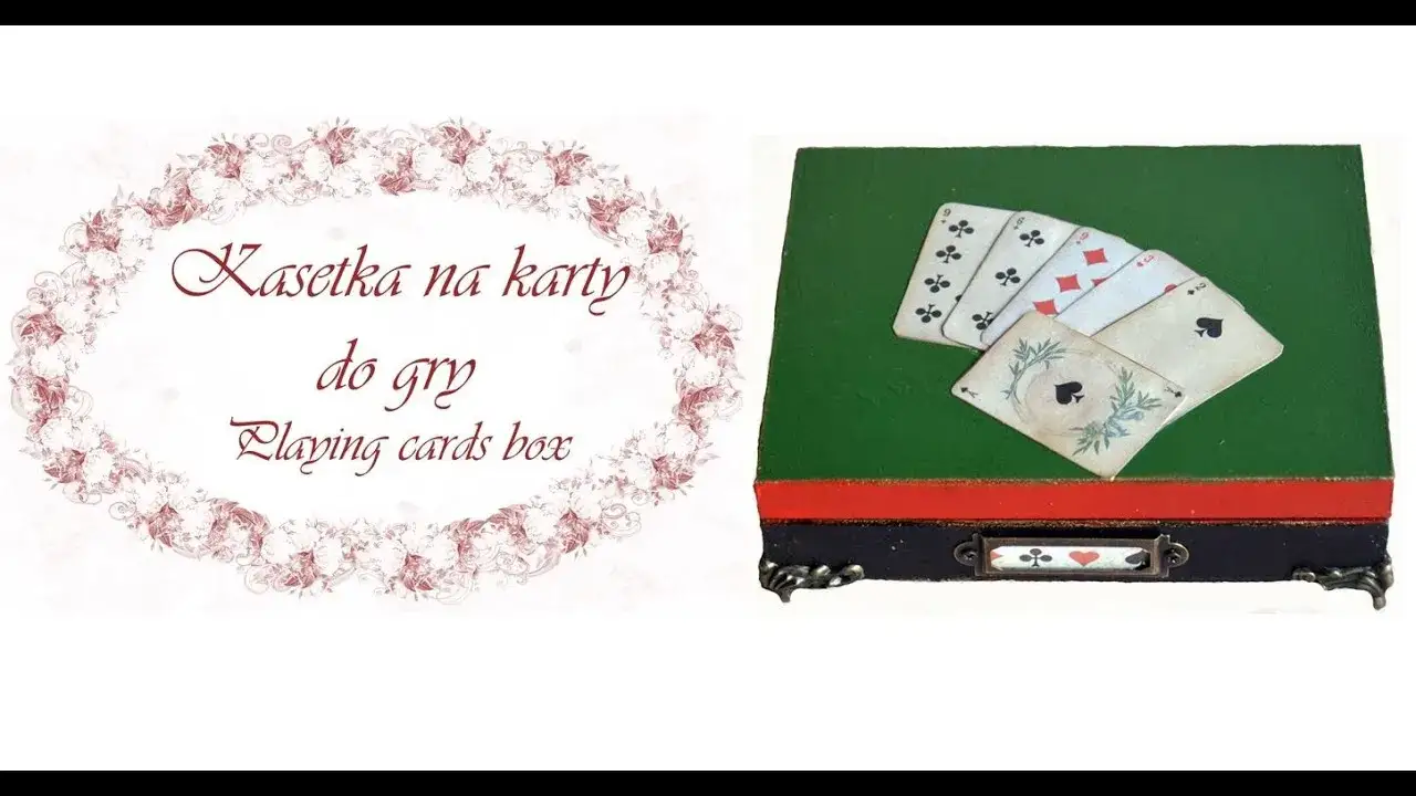 Zdjęcie Jak zrobić pudełko na karty do gry - łatwe metody DIY i ozdoby
