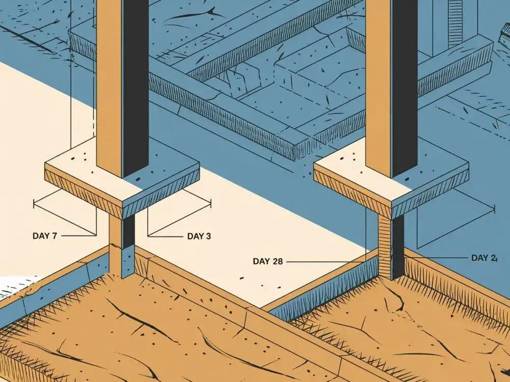 Zdjęcie Ile schnie beton pod słupki? Kluczowe czasy i czynniki wpływające