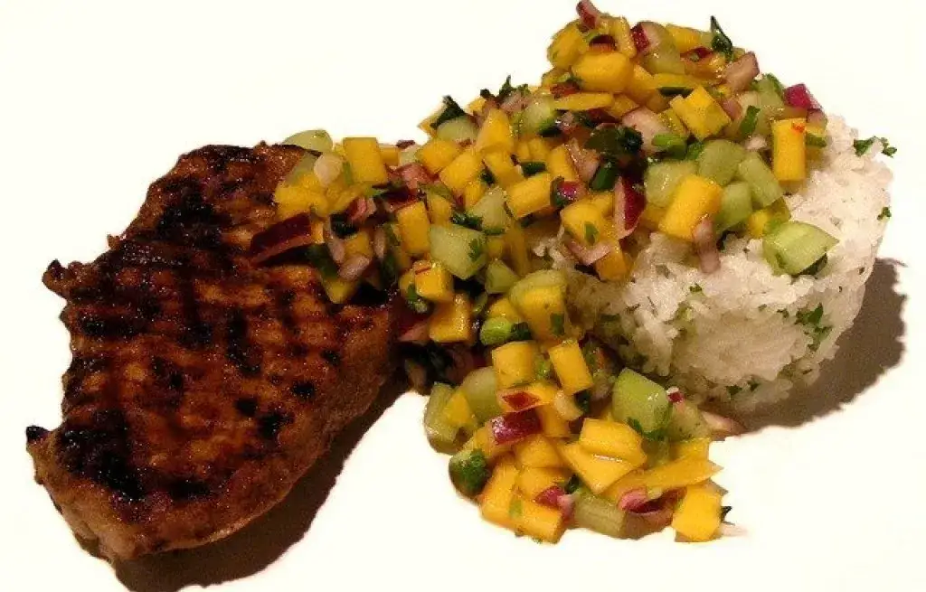 Zdjęcie Pyszna wieprzowina z mango - prosty przepis na wyjątkowe danie