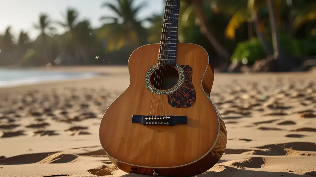 Zdjęcie czym urzeka ten egzotyczny instrument: gitara hawajska? Analiza