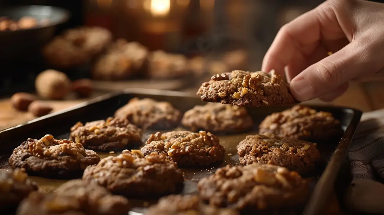 Zdjęcie Ciastka z mąki orzechowej: Bogactwo smaku w każdym kęsie
