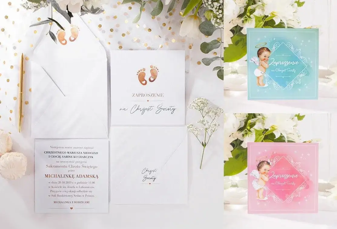 Zdjęcie Jak wypełnić zaproszenia na chrzest? Praktyczny poradnik