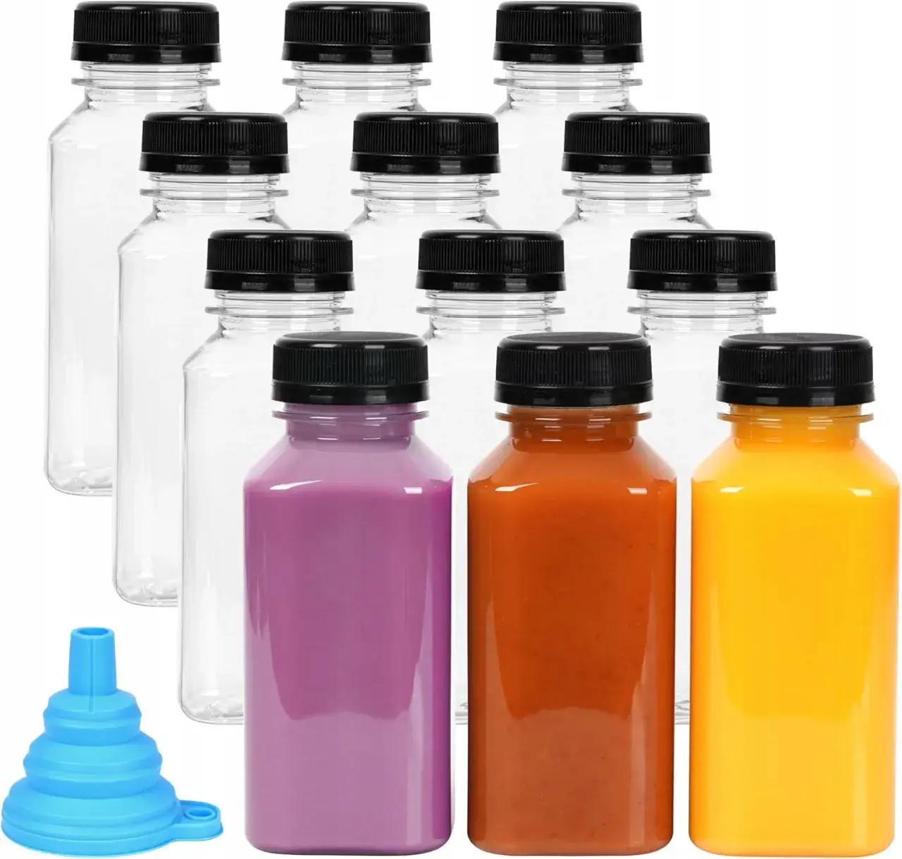 różne typy pojemników na koktajle