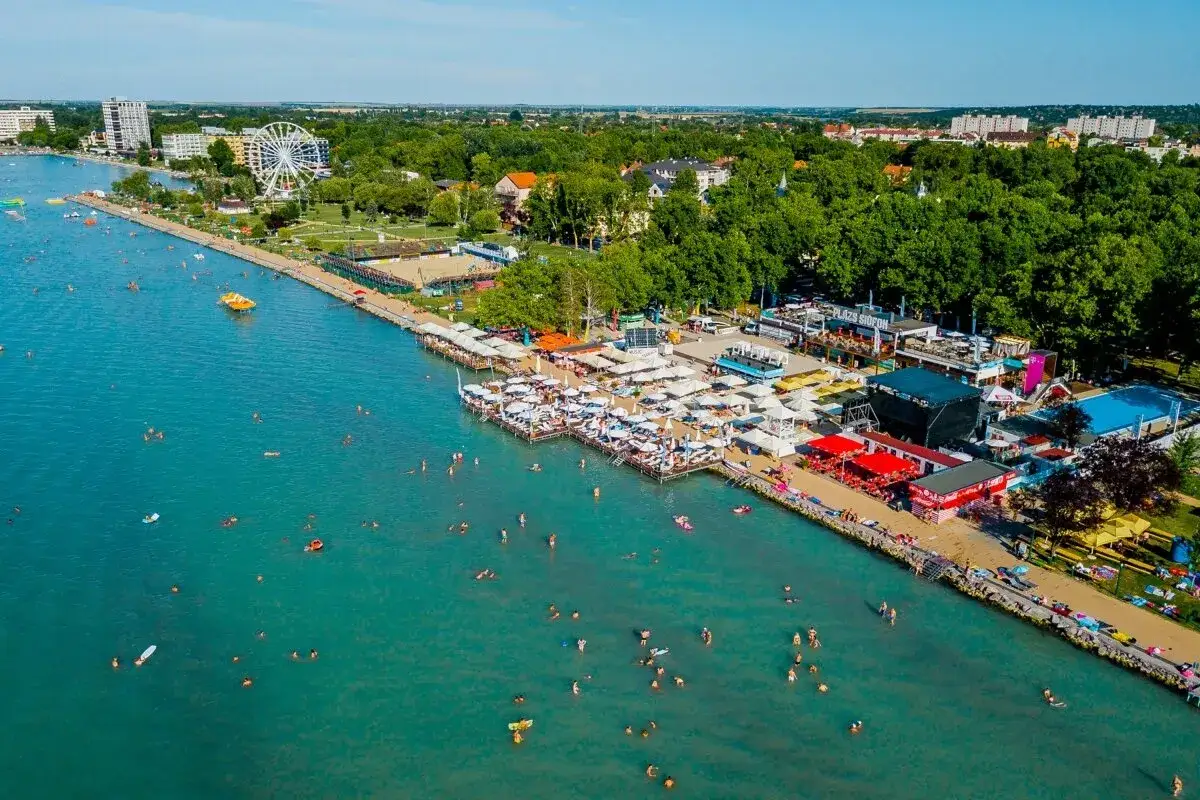 Si&oacute;fok plaża Balaton