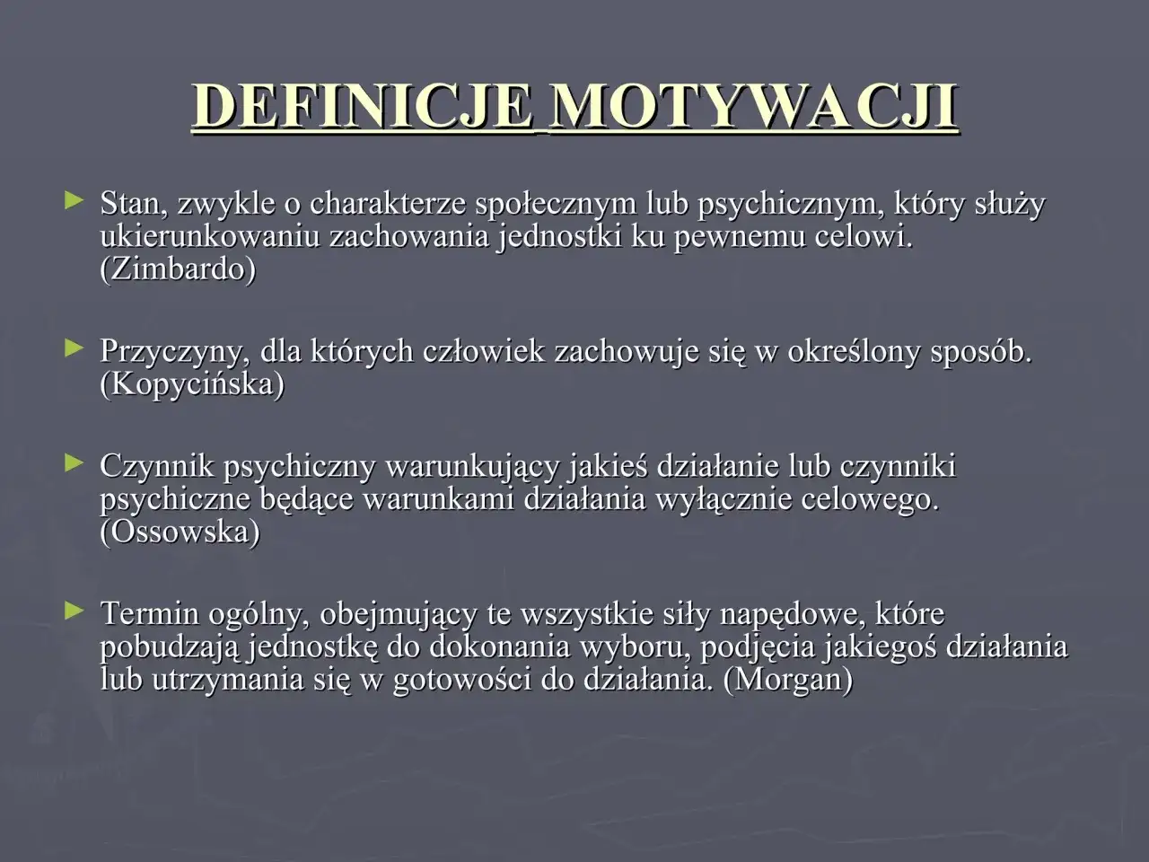 motywacja do pracy definicja