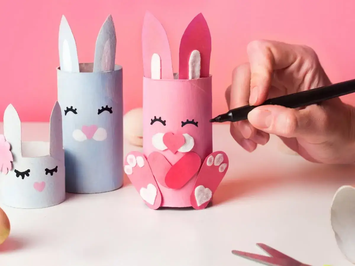 eleganckie ozdoby wielkanocne z papieru